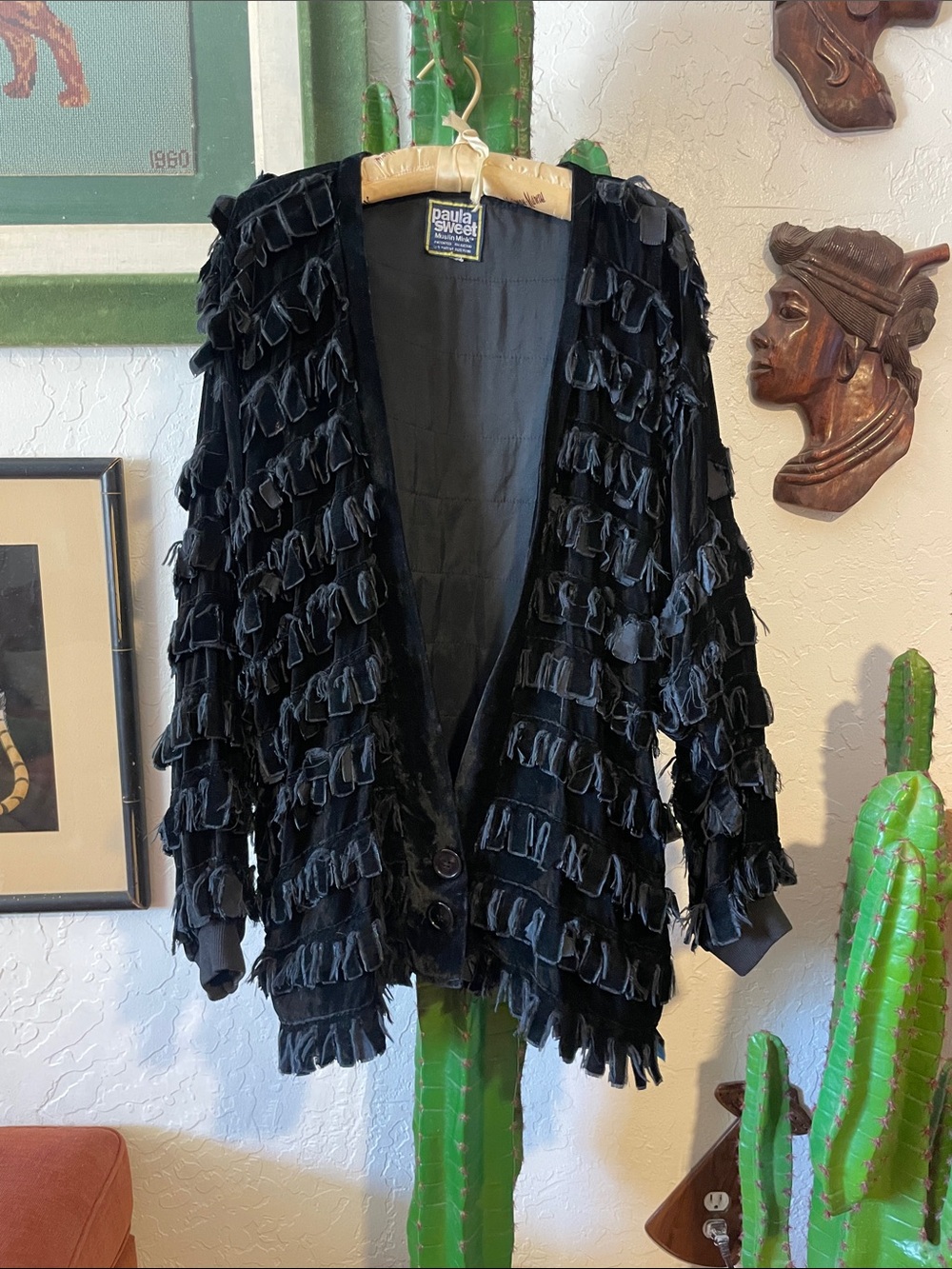 Vintage Paula Sweet Muslin Mink Cardigan